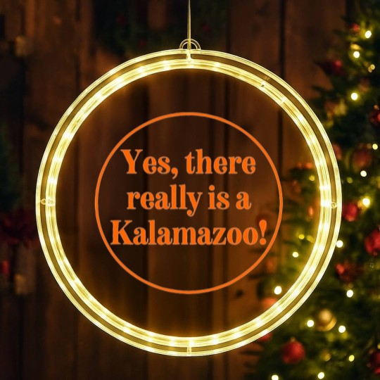 Discover Yes There Really Is A Kalamazoo Michigan Throwback LED Christmas Window Lights