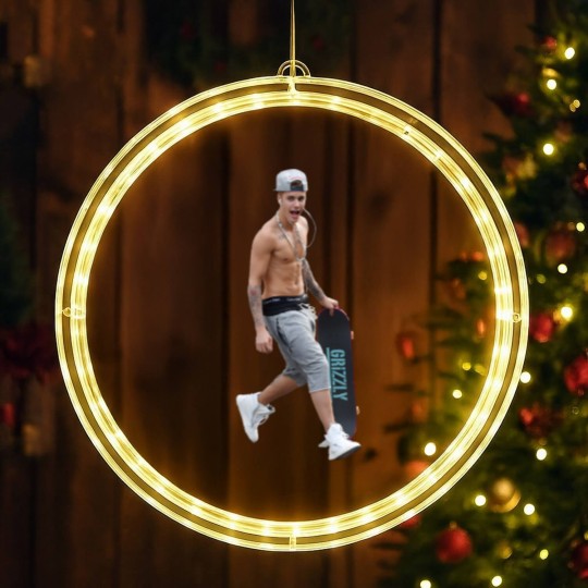Discover Justin Bieber LED Christmas Window Lights