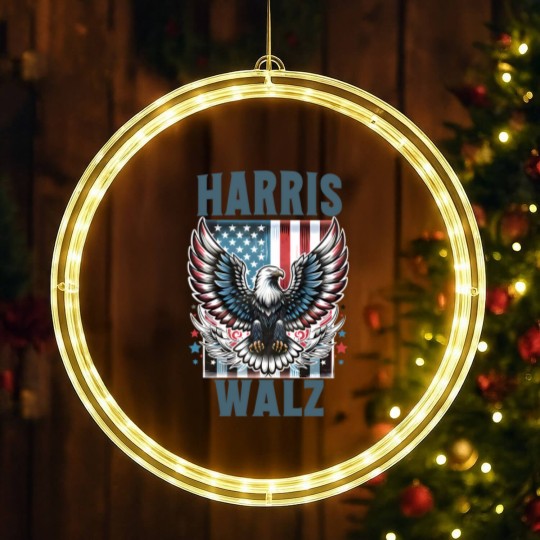 Discover Harris Walz LED Christmas Window Lights, Kamala Harris Walz 2024 LED Christmas Window Lights, Madam President LED Christmas Window Lights