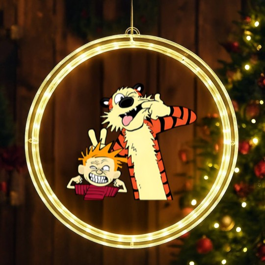 Discover Calvin And Hobbes LED Christmas Window Lights, Calvin And Hobbes Sweater