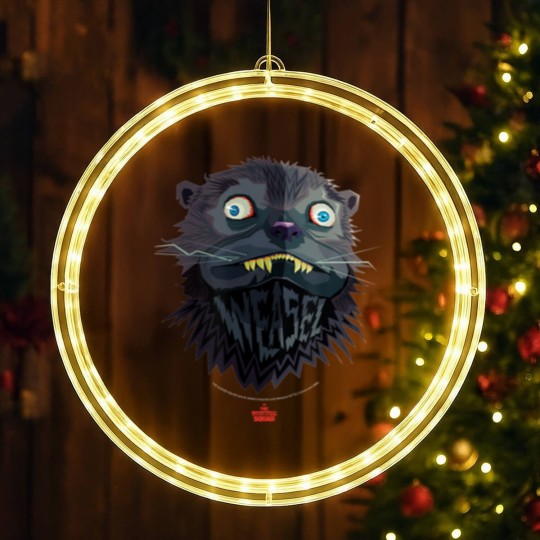 Discover The suicides Squad Big Weasel Logo LED Christmas Window Lights