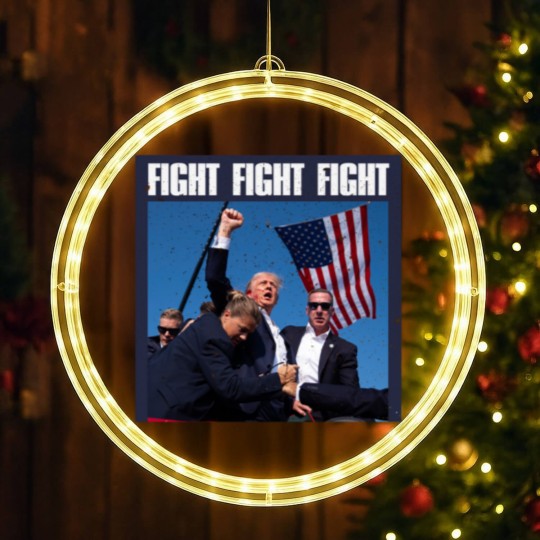 Discover Trump Fight Fight Fight - Trump Fight - LED Christmas Window Lights