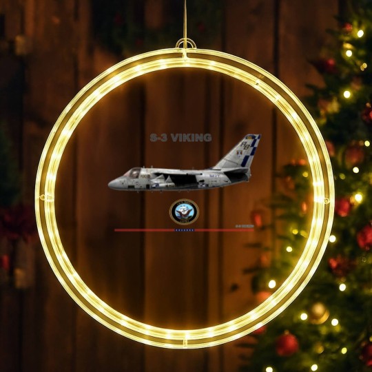 Discover S-3 Viking lockheed advanced development projects LED Christmas Window Lights