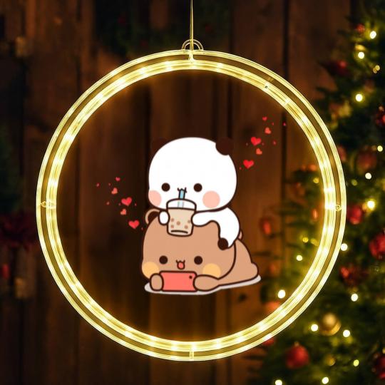 Discover Bubu Dudu Chilling LED Christmas Window Lights