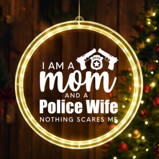 Discover Police girlfriend police wife LED Christmas Window Lights police wife LED Christmas Window Lights