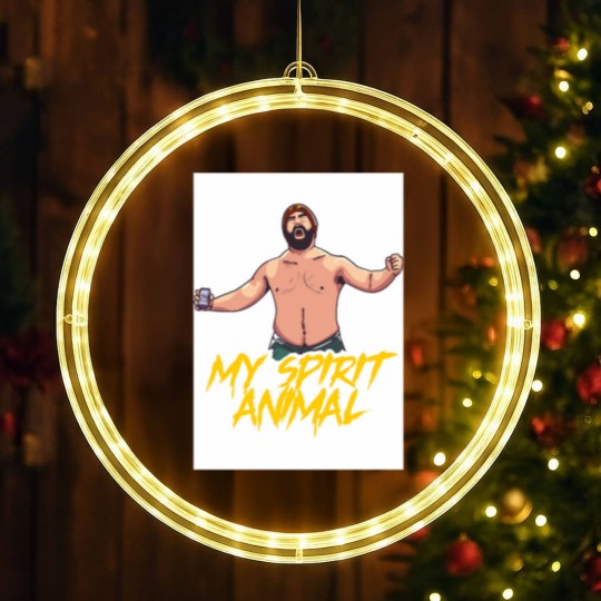 Discover Jason Kelce My Spirit Animal LED Christmas Window Lights