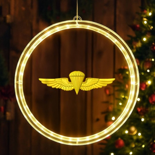 Discover Naval Parachutist Jump Wings Airborne Navy Badge LED Christmas Window Lights