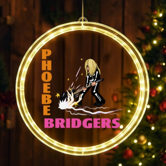 Discover Phoebe Bridgers Guitar Smash - Phoebe - LED Christmas Window Lights
