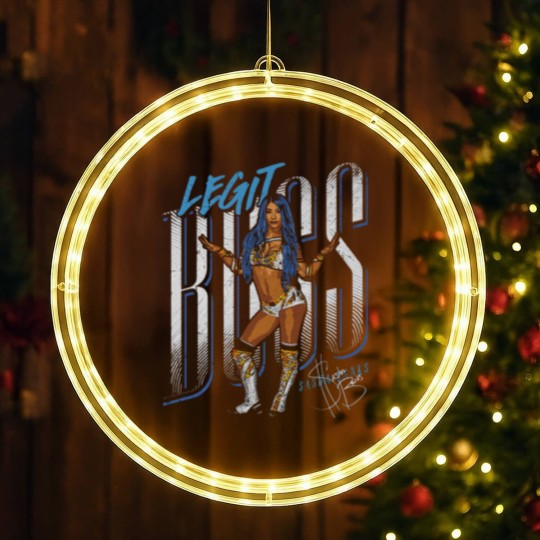 Discover Sasha Banks Legit Boss - Sasha Banks - LED Christmas Window Lights