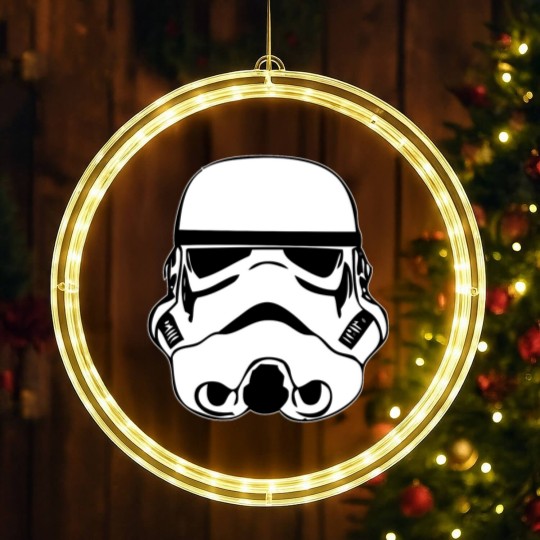 Discover illustration Stormtrooper Drawing Stencil stormtrooper white face star LED Christmas Window Lights