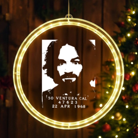 Discover Charles Manson LED Christmas Window Lights