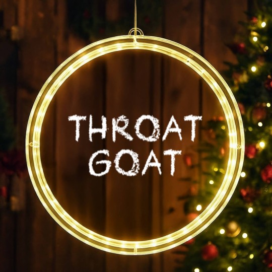 Discover Throat Goat Funny Adult themed Party LED Christmas Window Lights