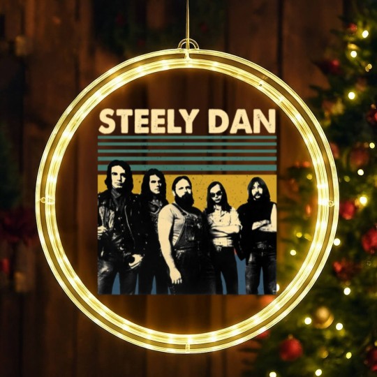 Discover Steely Dan Retro Vintage LED Christmas Window Lights, Steely Dan Gift LED Christmas Window Lights