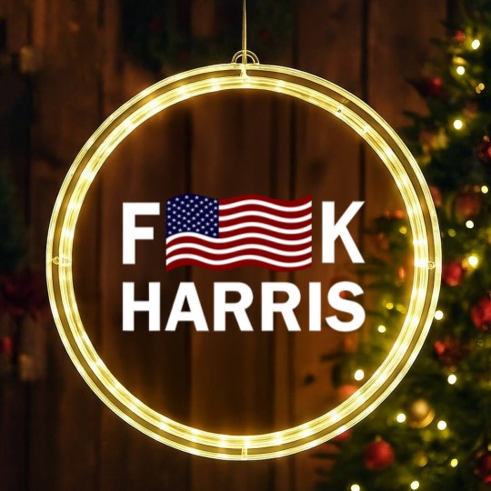 Discover F Kamala Harris Conservative Republican FKH Political Humor Unisex LED Christmas Window Lights