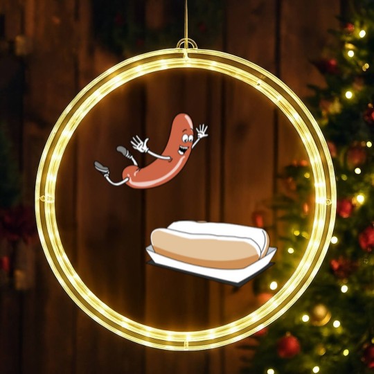 Discover Happy Hot Dog LED Christmas Window Lights - Power Rangers Essential LED Christmas Window Lights