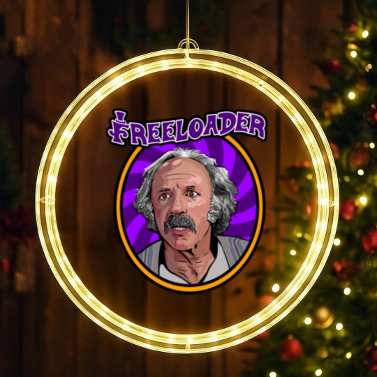 Discover Grandpa Joe Is The Og Freeloader Sticker LED Christmas Window Lights