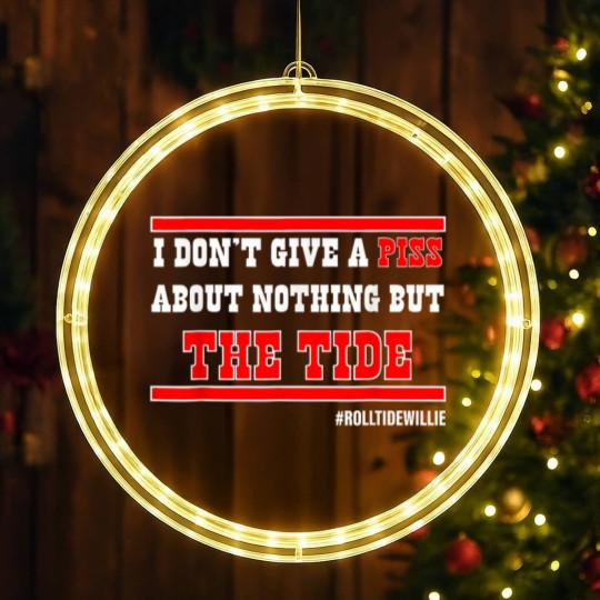Discover I Dont Give A Piss About Nothing But The Tide de LED Christmas Window Lights