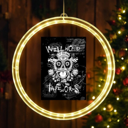 Discover Will Wood and The Tapeworms Artwork Design LED Christmas Window Lights