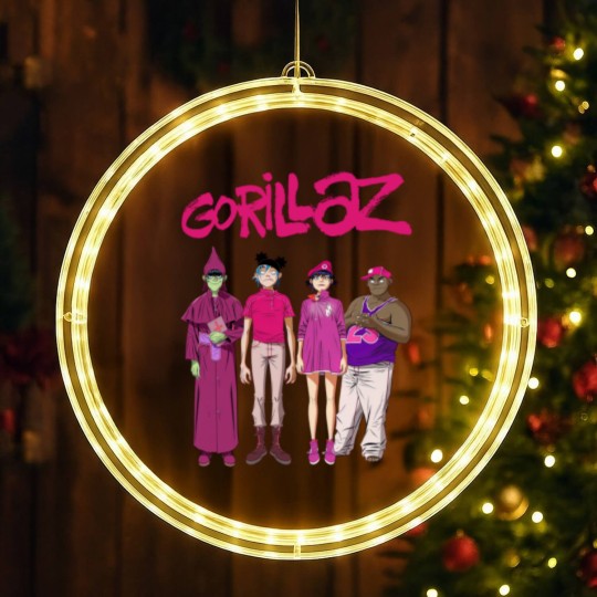 Discover Vintage 90s Gorillaz LED Christmas Window Lights