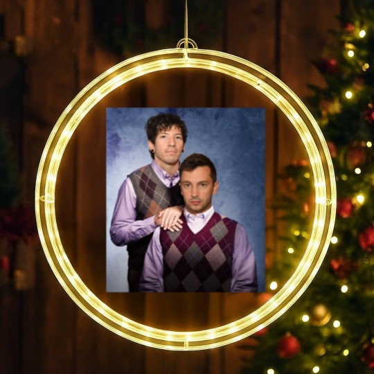 Discover J0sh Dun and Tyler J0seph Rap Funny LED Christmas Window Lights,Josh Dun LED Christmas Window Lights,Tyler Joseph LED Christmas Window Lights,Funny LED Christmas Window Lights
