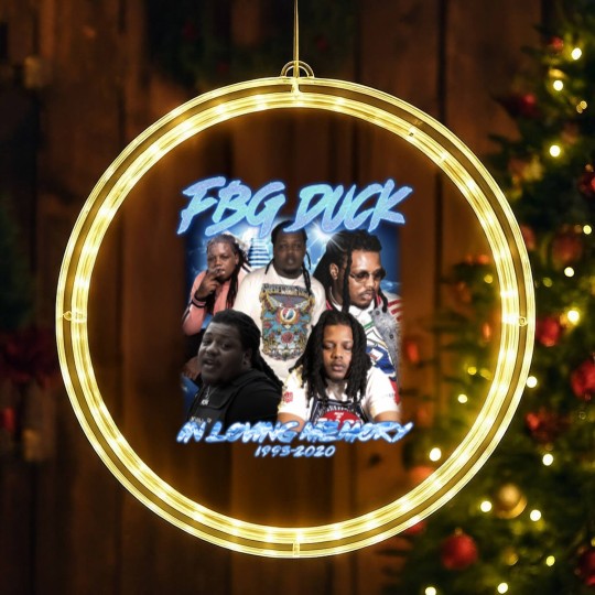 Discover FBG Duck Hiphop LED Christmas Window Lights, FBG Duck American Rapper LED Christmas Window Lights