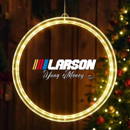Discover Kyle Larson Yung Money v2 LED Christmas Window Lights