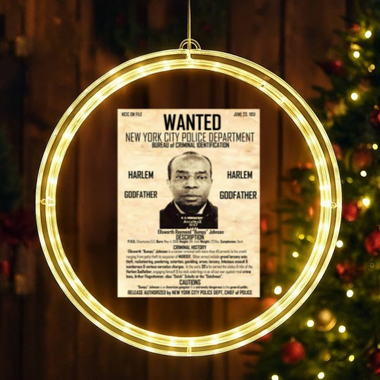 Discover BUMPY JOHNSON (WANTED POSTER) LED Christmas Window Lights
