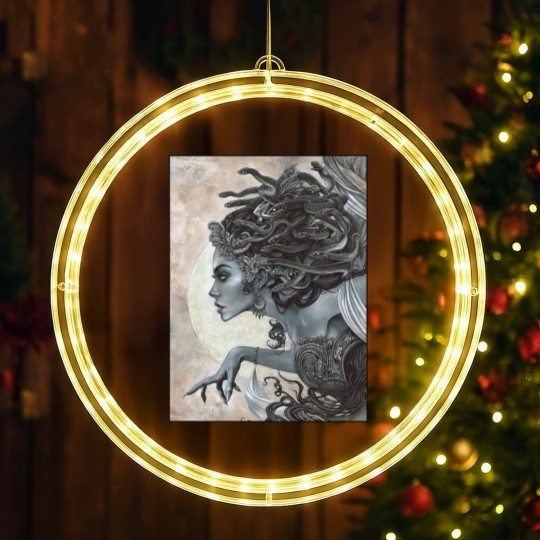 Discover Medusa Graphic LED Christmas Window Lights