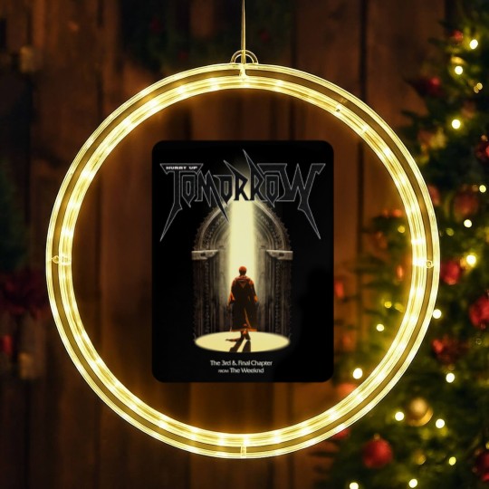 Discover The Weekend Hurry Up Tomorrow Album LED Christmas Window Lights