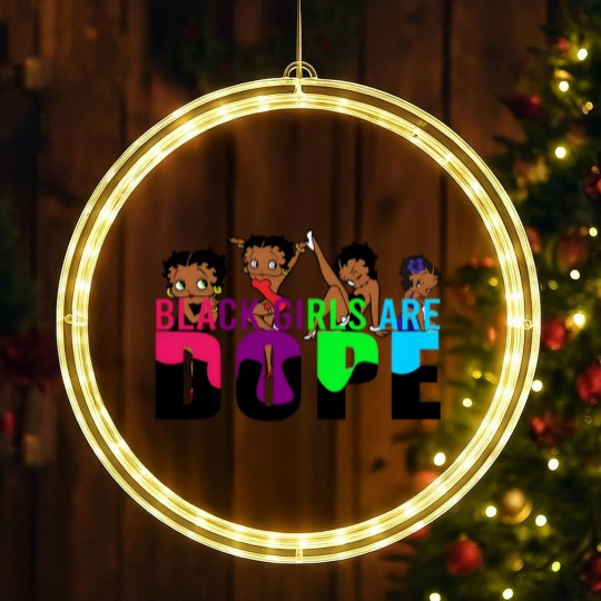 Discover Betty Boop Black Girls Are Dope Vintage LED Christmas Window Lights, Animation LED Christmas Window Lights, Betty Boop LED Christmas Window Lights
