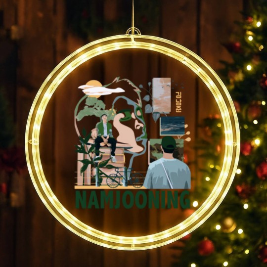 Discover Vintage J-Hope LED Christmas Window Lights, J-Hope Unisex Kpop LED Christmas Window Lights, BTS LED Christmas Window Lights, Vintage Style Korean Pop  LED Christmas Window Lights