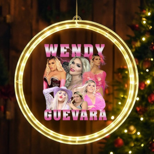 Discover Wendy Guevara LED Christmas Window Lights, Spanish gift