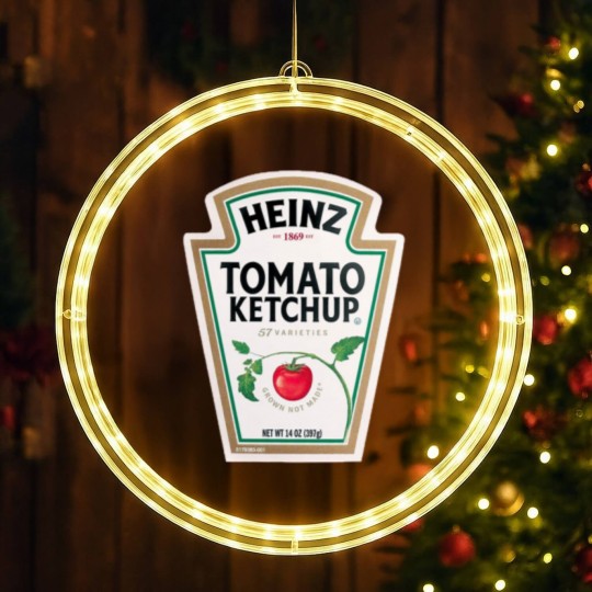 Discover Heinz Tomato Ketchup Halloween Costume LED Christmas Window Lights
