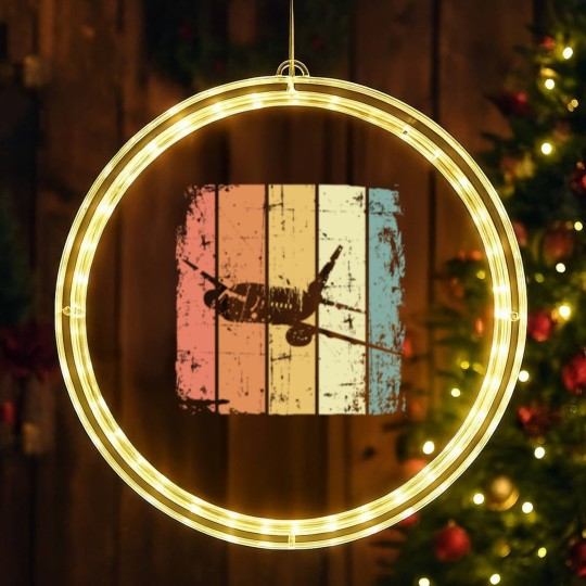 Discover Airplane Vintage Passenger Airplane LED Christmas Window Lights