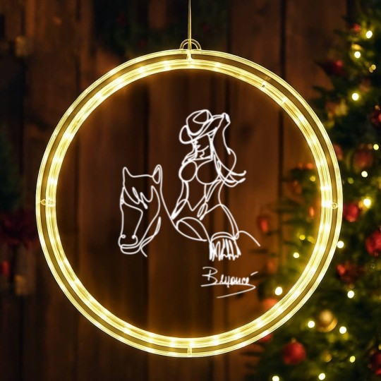 Discover Beyonce Renaissance World Tour 2023 LED Christmas Window Lights, Beyonce LED Christmas Window Lights, Beyonce Merch
