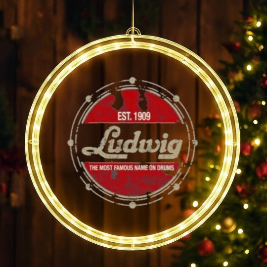 Discover Ludwig Drums LED Christmas Window Lights