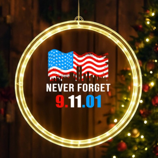 Discover patriot day 9 11 LED Christmas Window Lights