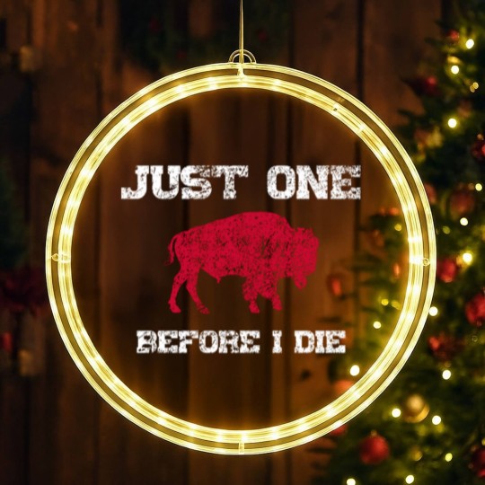 Discover Just One Before I Die Bills Funny LED Christmas Window Lights