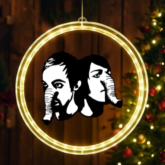 Discover Death From Above 1979 - Heads Up Elelphant Heads Fitted LED Christmas Window Lights