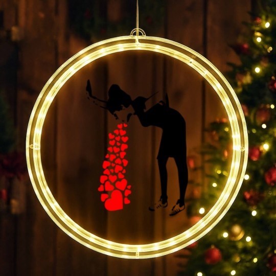 Discover Banksy LED Christmas Window Lights, Banksy LED Christmas Window Lights