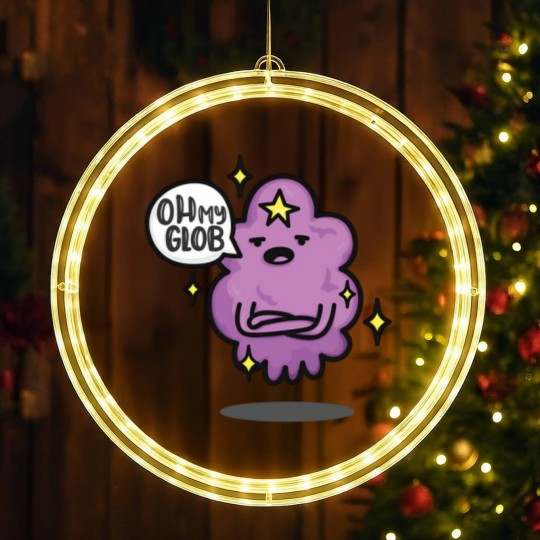 Discover OMG Lumpy Space Princess LED Christmas Window Lights