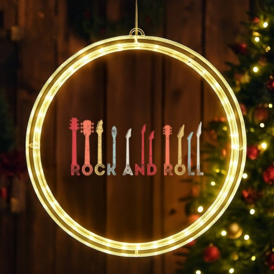 Discover Vintage Rock And Roll Classic Concert Band Cool LED Christmas Window Lights