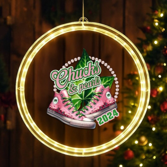 Discover AKA Chucks and Pearls LED Christmas Window Lights