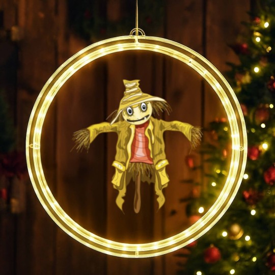Discover Shades Of A Scarecrow LED Christmas Window Lights
