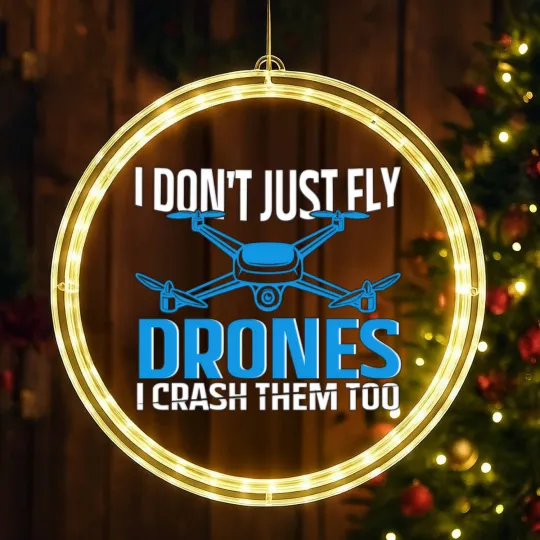 Discover drone Design for rc pilot | drones LED Christmas Window Lights