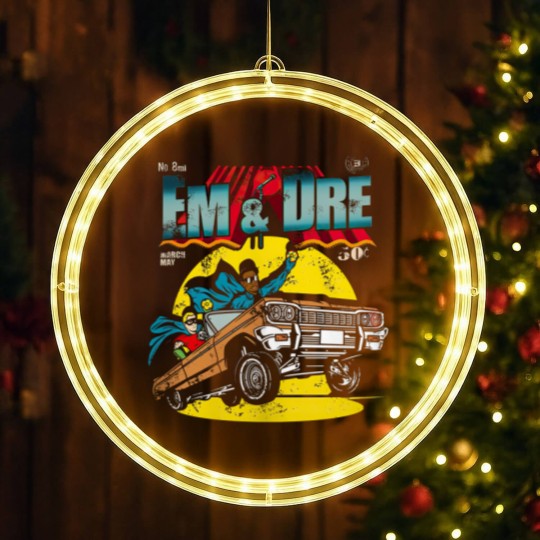 Discover Eminem and Dr Dre Unisex Retro LED Christmas Window Lights