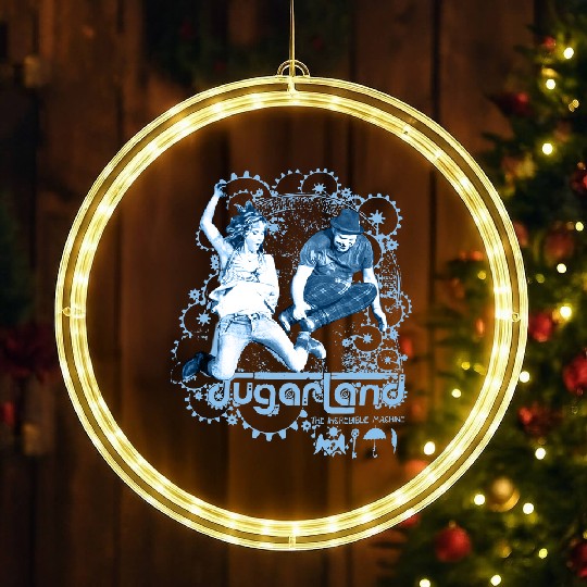 Discover Sugarland tour navy LED Christmas Window Lights large LED Christmas Window Lights