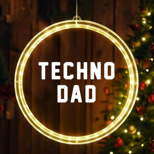 Discover Techno dad LED Christmas Window Lights