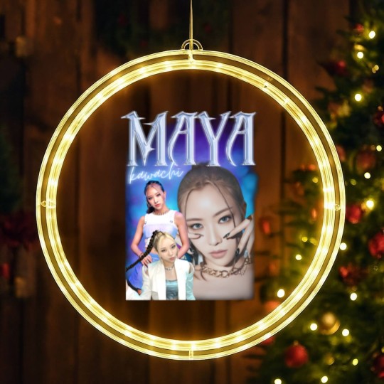 Discover XG Maya Retro graphic 90s LED Christmas Window Lights