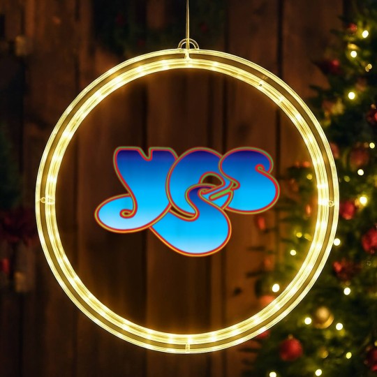 Discover Yes Classic Logo LED Christmas Window Lights